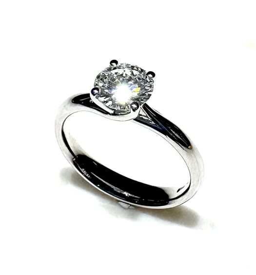 Anello Sommer Donna Solitario in Oro bianco Diamante 1.07 Ct 10128916-14 - 10128916-14
